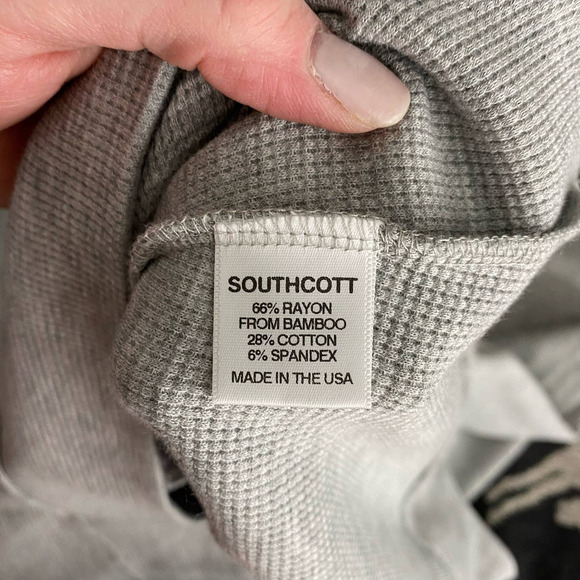 SouthCott Light Gray Turtleneck Long Sleeve Knit Sweater Dress Size Medium - Picture 2 of 7